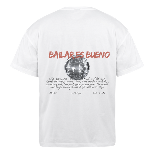 Polera Boxy Fit Bailar es Bueno x Santo Remedio