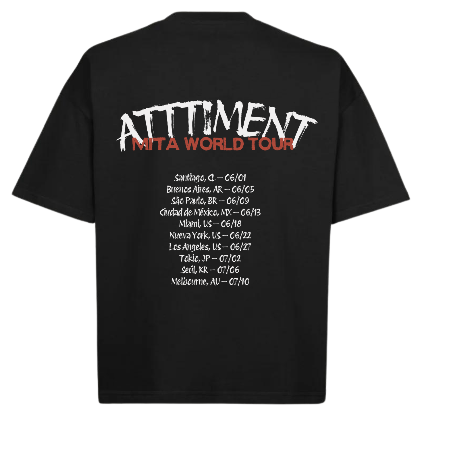 Polera Oversized Fit Mita World Tour